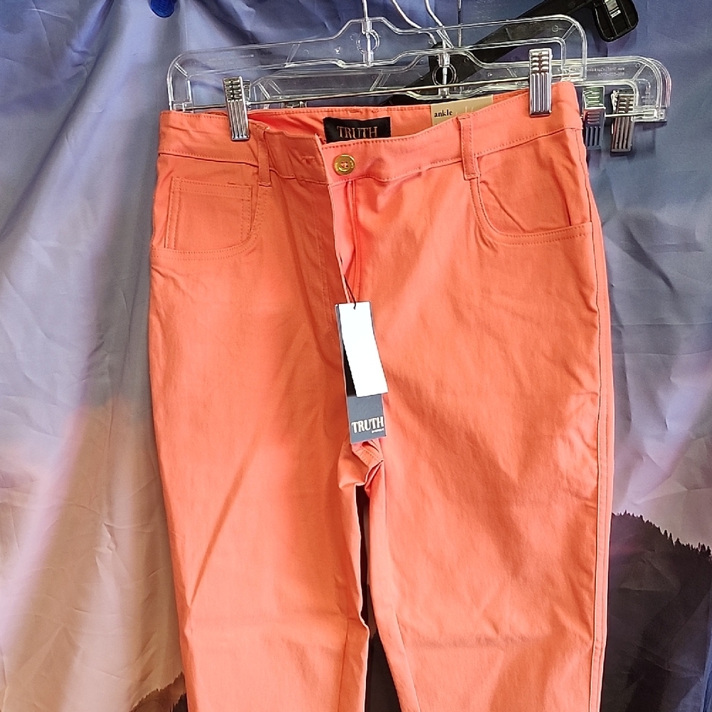 Nwt Women's High Rise Coral Pants